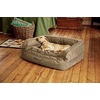 image:imageOrvis ComfortFillEco Deluxe Dog Bed  Deep Removable Cushion with Recycled ComfortFillEco Padding and Durable Quilted Cover Slate  LargeBrown Tweed