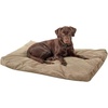 image:imageOrvis ComfortfillEco Lounger Dog Bed Heathered Khaki  X LargeBrown Tweed