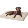 image:imageOrvis ComfortfillEco Lounger Dog Bed Heathered Khaki  X LargeHeathered Khaki