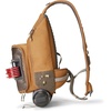image:imageOrvis Fly Fishing Sling Pack  100 Recycled CORDURA with 11L Storage Tippet Whippet Water Bottle Pocket amp LeftShoulder Design Dusty Olive  OSDark Vicuna