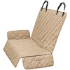 image:imageOrvis GripTight Quilted HoseOff Dog Car Seat Cover for Back Seat  Waterproof Car Seat Protector with Seat Belt Slits Khaki  XLargeKhaki
