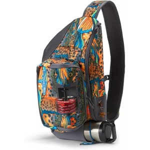 image:imageOrvis Fly Fishing Sling Pack  100 Recycled CORDURA with 11L Storage Tippet Whippet Water Bottle Pocket amp LeftShoulder Design Dusty Olive  OSUnbound Brown