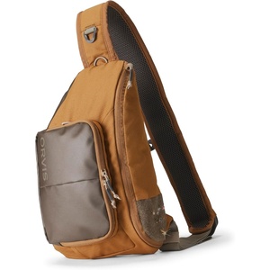 image:imageOrvis Mini Sling Pack 26B2 Fly Fishing Backpack  5L Recycled ECO CORDURA Bag with TPU Coating Fishe Unbound Brown  One SizeDark Vicuna