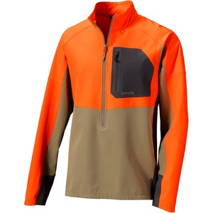 image:imageOrvis Pro Lightweight Softshell Hoodie and Pullover for Men  Athletic Shell with DWR Finish Breathable Adjustable HemTanBlaze